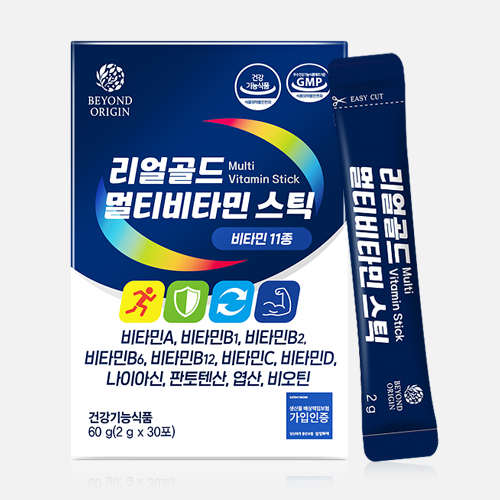 [비욘드오리진] 리얼골드 멀티비타민 스틱 2g x 30포