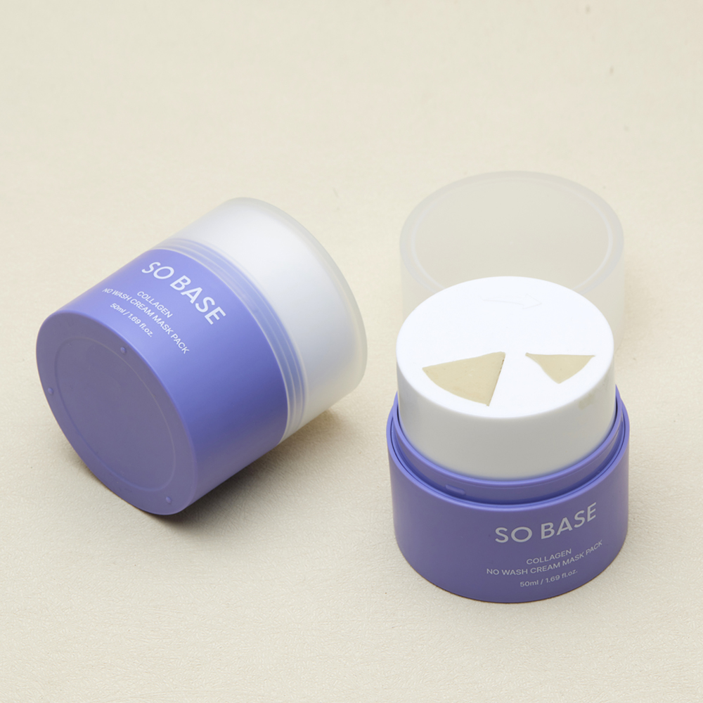 [쏘베이스] 콜라겐 노워시 크림 마스크 팩 (50ml) 외 1종