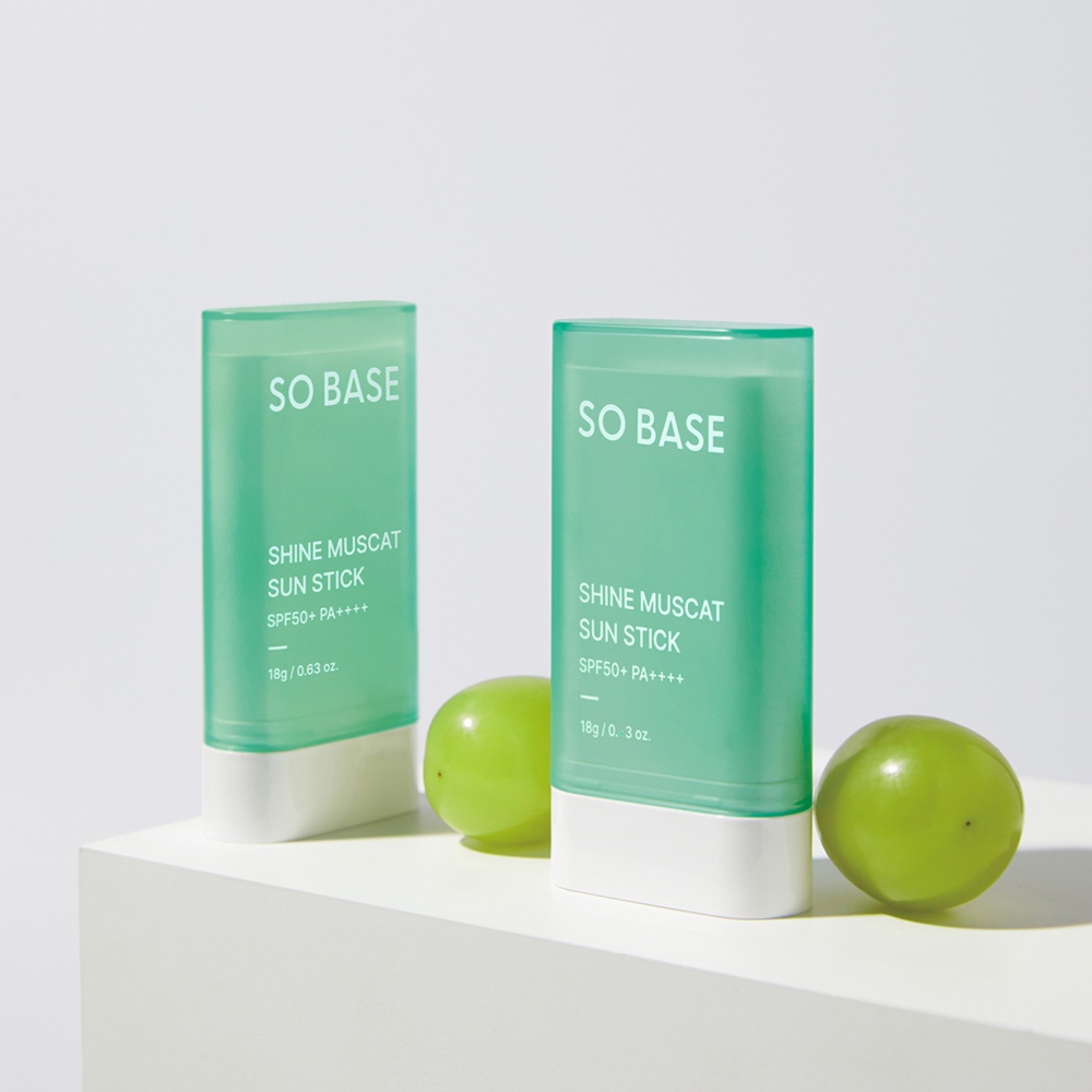 [쏘베이스] 샤인머스캣 선스틱 SPF50+ PA++++ (18g) 외 1종