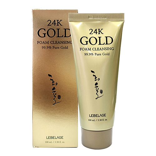 [르베라쥬] 면세점입점 피부 노폐물 제거 특화 1+1 희율 24K 골드 폼 클렌징 100ml