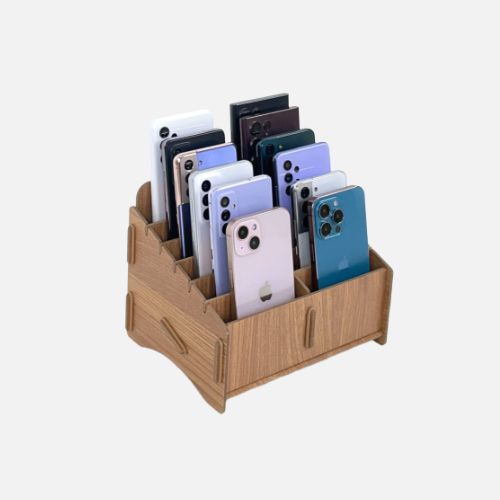 [올지] 우드 핸드폰보관함
