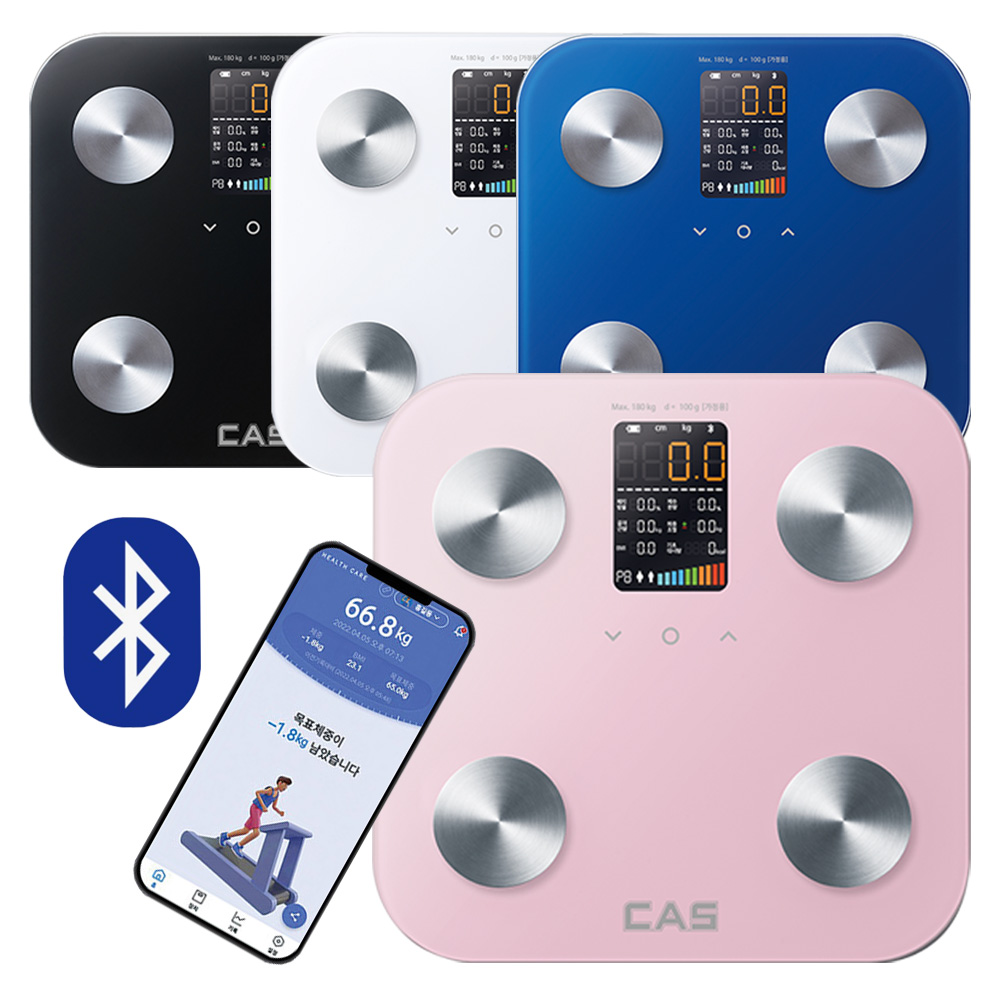 [CAS] 블루투스 스마트 체지방 측정기 체중계 (BFA-S10)