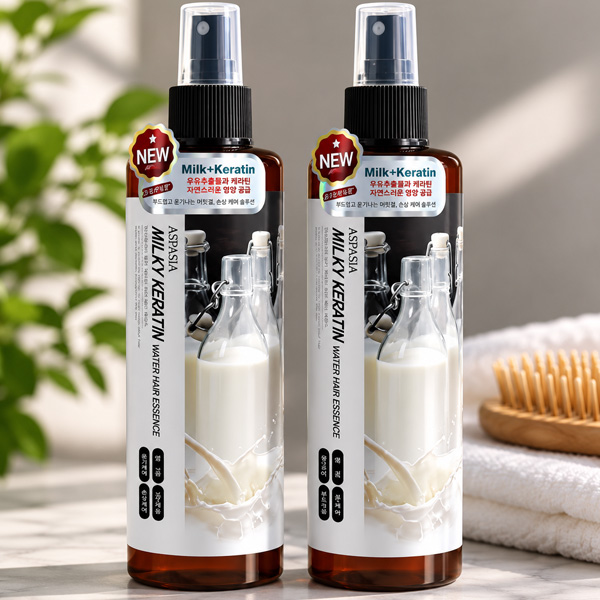 [아스파시아] 뿌리는 밀키케라틴 헤어미스트 250ml 1+1
