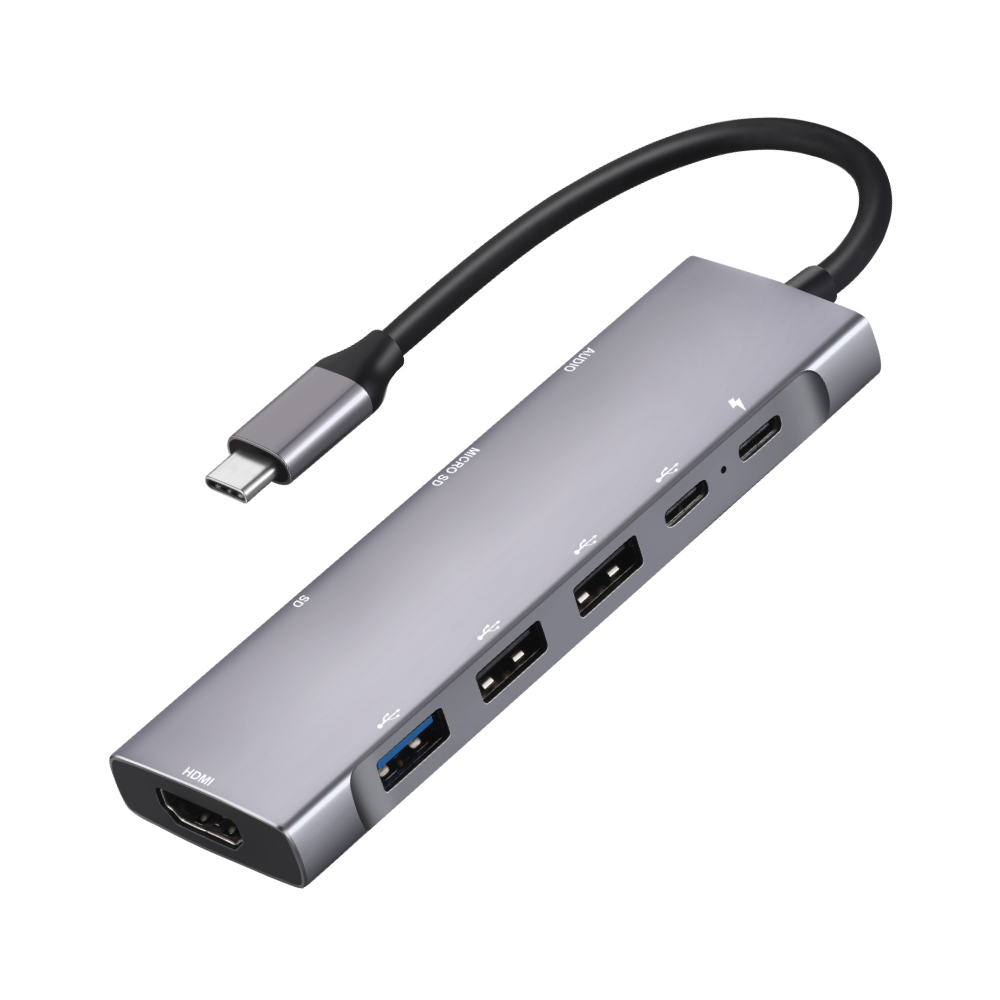 [보스위즈] C타입 USB 멀티허브 9in1 BOS-H901