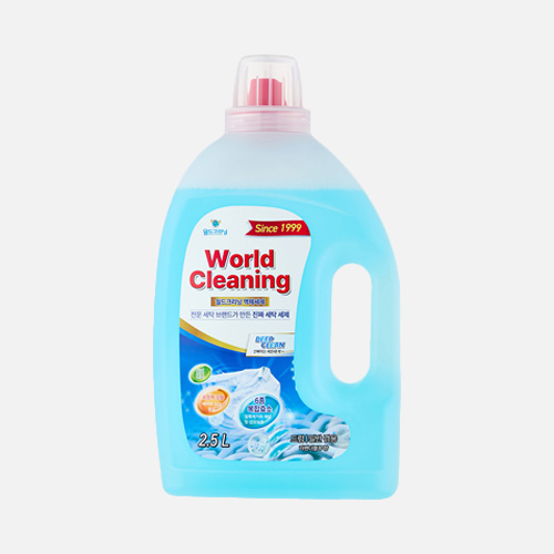 [월드크리닝] 액체세제 라벤더블루 (2.5L)