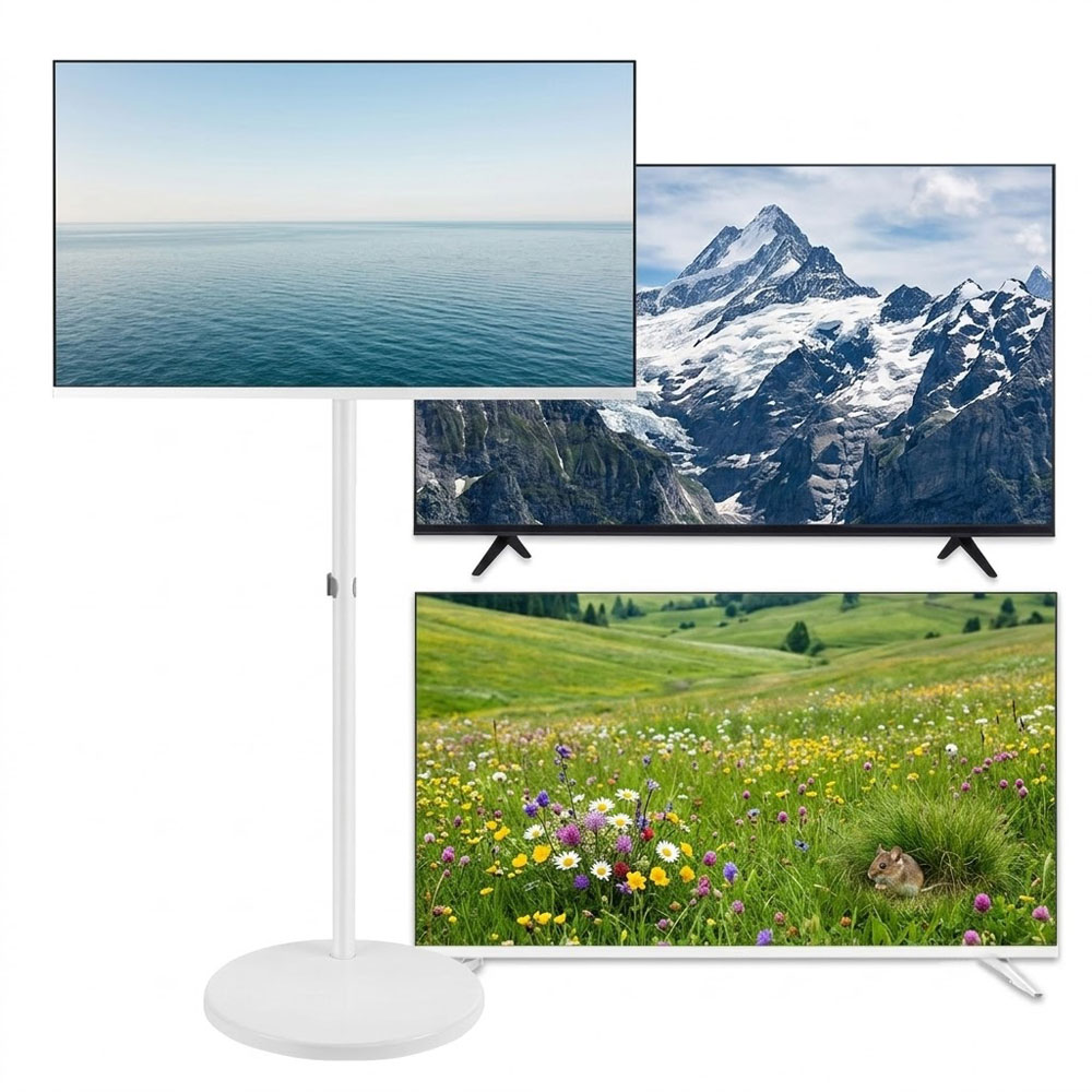 [PLANTIUM] 스마트 43인치 109cm FHD TV 삼탠바이미 삼텐바이미 중소바이미 이동식 거치대 스탠드 벽걸이