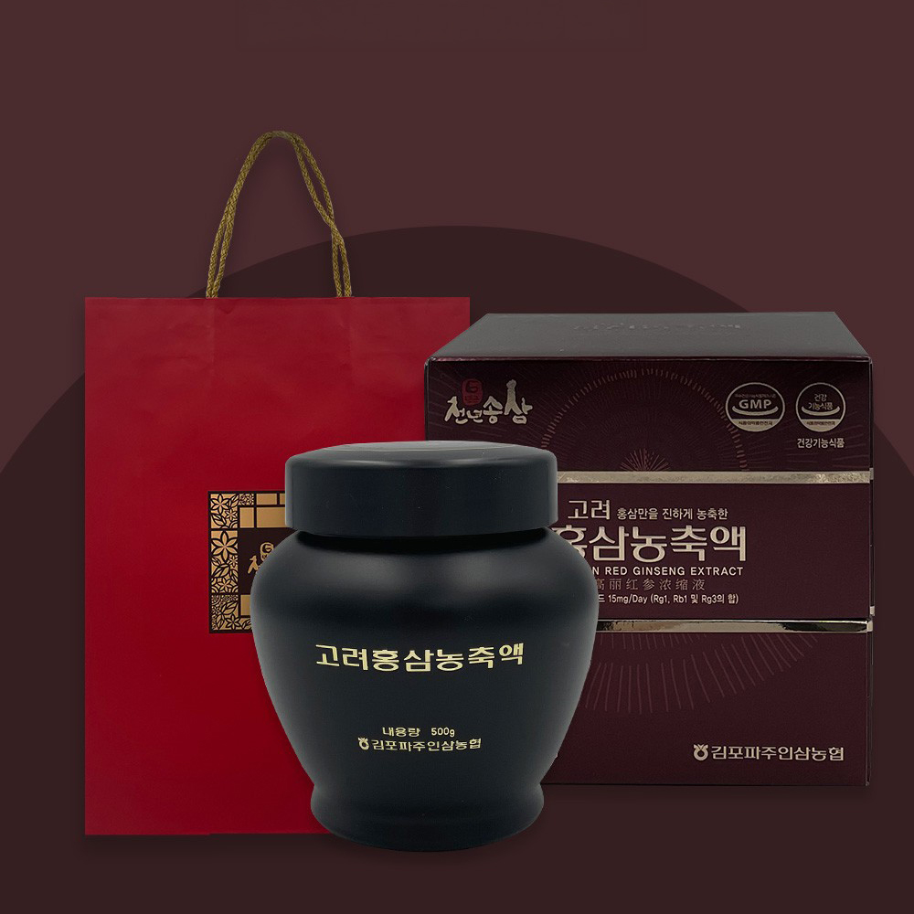 [천년송삼] 6년근 고려홍상농축액 (500g) 외 1종