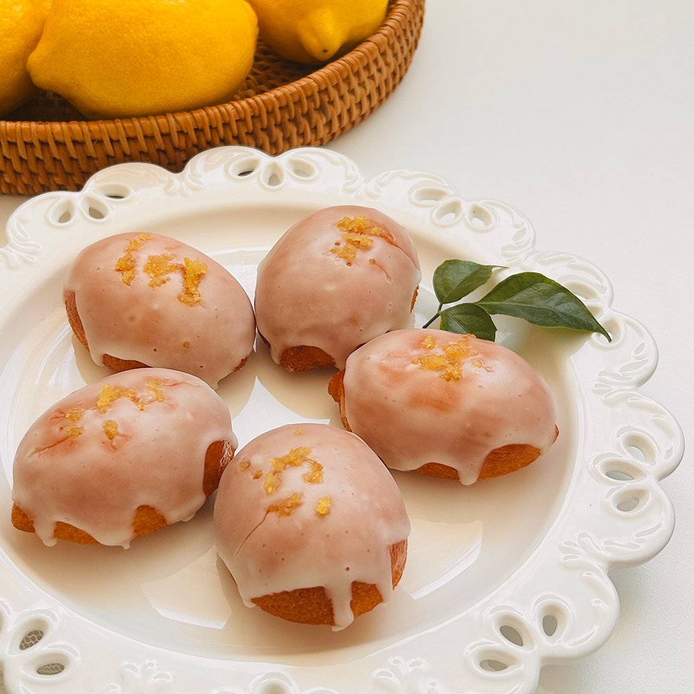 [멜리나] 레몬을 닮은 상큼한 레몬케이크 디저트 (40g × 9개) 세트