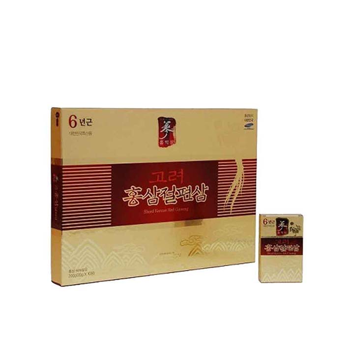 [홍익삼] 국산 고려 홍삼 절편 선물세트 (20g × 10P/쇼핑백)