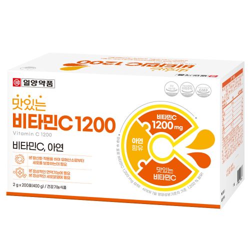 [일양약품] 맛있는 비타민C 1200 대용량 (200포)