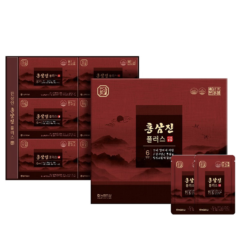 [한삼인] 홍삼진플러스 (50mL × 30포) + 쇼핑백