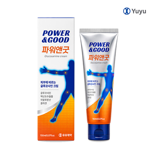[유유제약] 바르는 글루코사민 크림 파워앤굿 (150ml/1개 2개 4개)