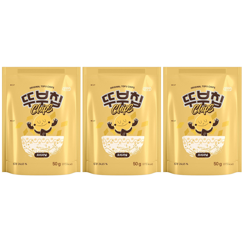 [쿠키아] 뚜부칩 오리지널 (50g / 1+1+1) 외 1종