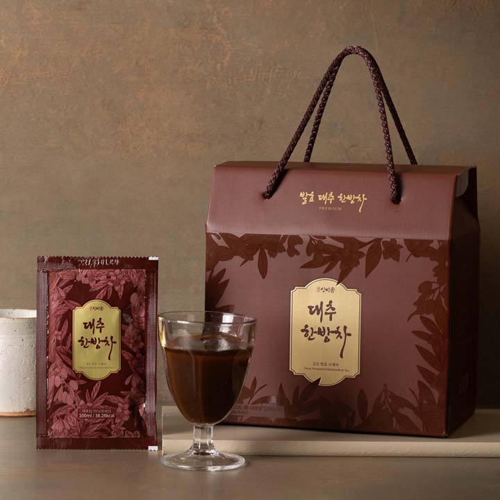 [신비향] 대추차 발효 대추 액상차 무설탕 무첨가 추석 선물 세트 명절 셋트 (100ml 20포)