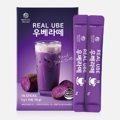 [비욘드오리진] REAL UBE 우베라떼 (5g × 14포)