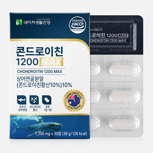 [네이처생활건강] 콘드로이친1200MAX (1,200mg × 30정)