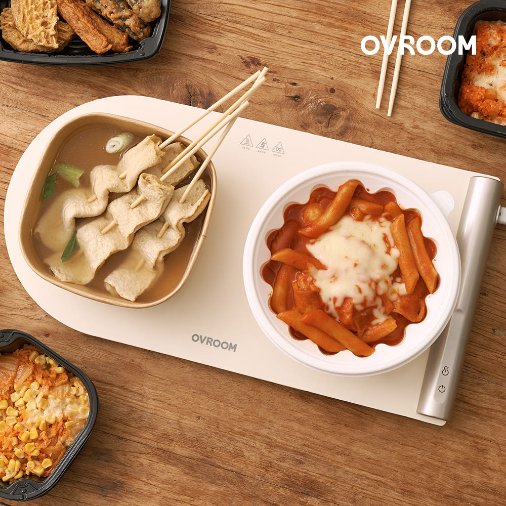 [오브룸] 테이블온 푸드워머 접이식 음식 보온 파인다이닝 전기 워머기 테이블매트 식탁매트
