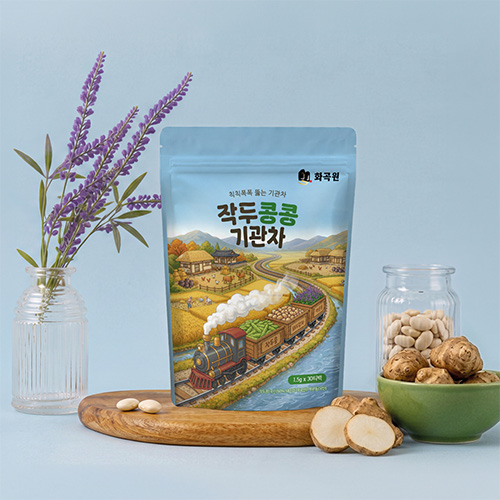 [화곡원] 우리 땅에서 자란 100% 국내산 작두콩콩 기관차 (1.5g × 30티백)