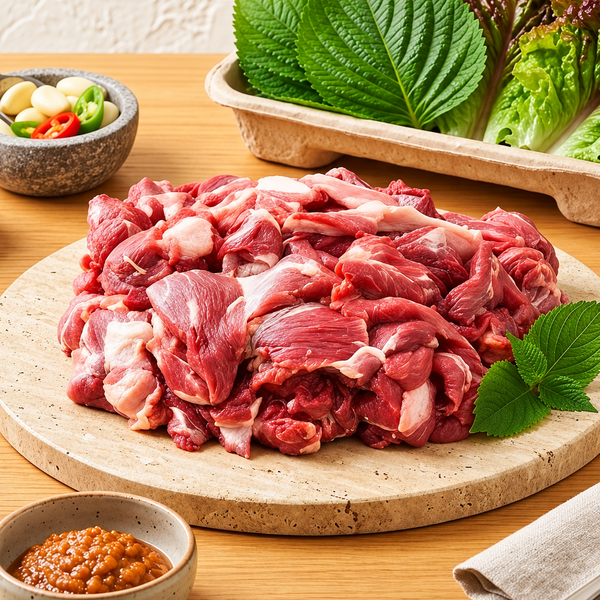 [해담별] 쫀득쫄깃한 식감의 한돈 뒷고기(500g×2팩)