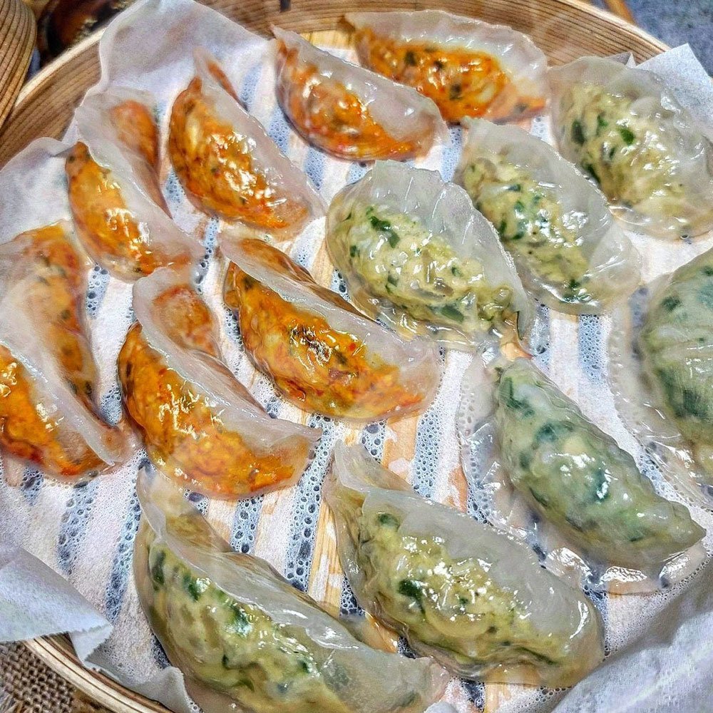 와따~~맛있다! 금상첨화 감자피 쫄깃한~ 투명만두3종 골라담기