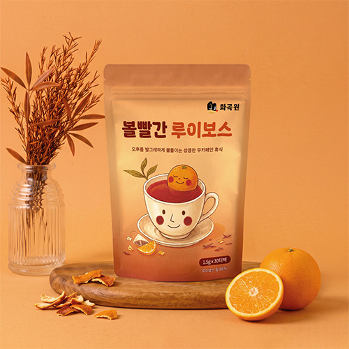 [화곡원] 첨가물 없는 프리미엄 원물 100% 볼빨간 루이보스 1.5g x 30티백