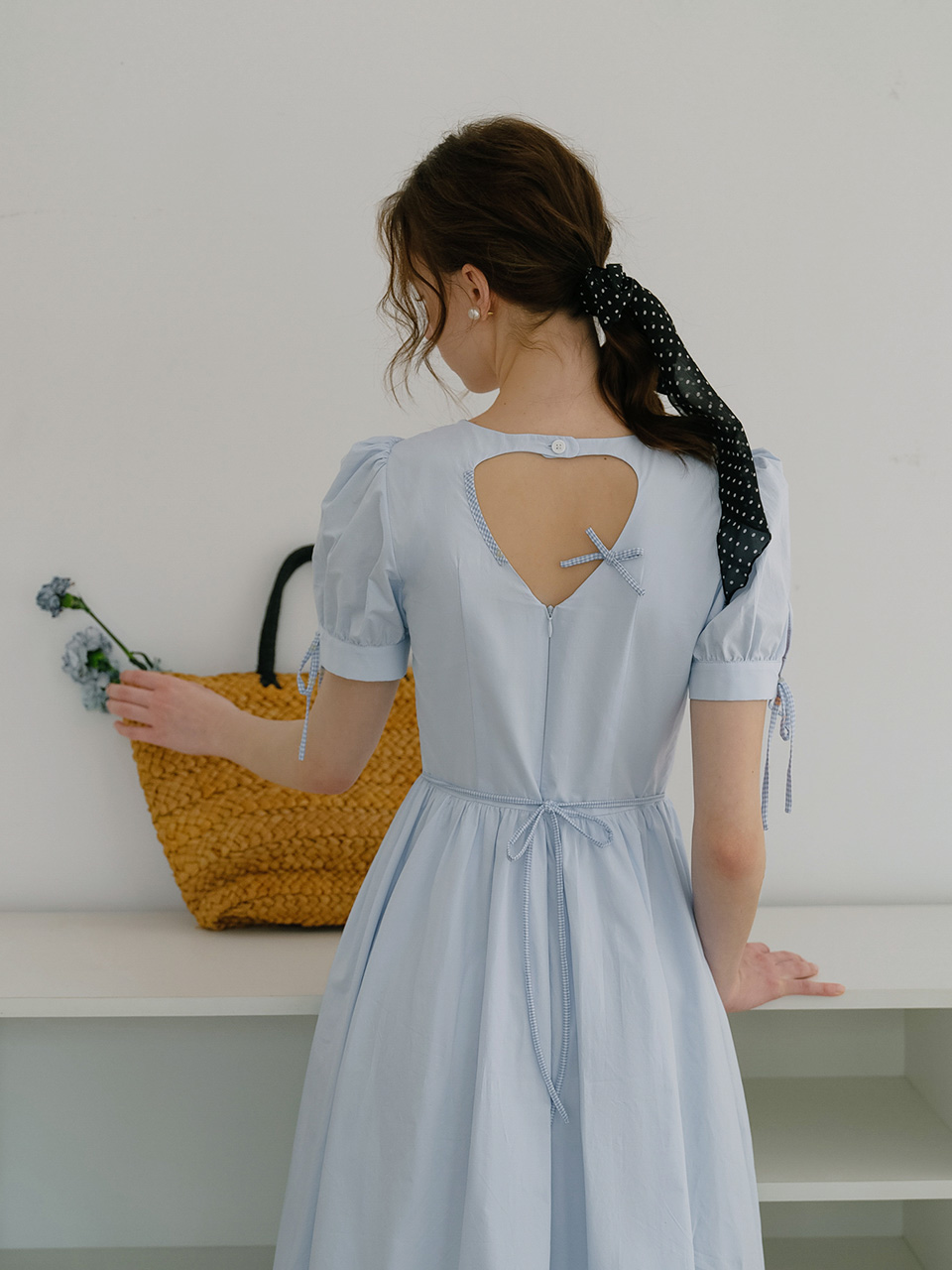 ★Cest Moidew★ Cest_Sky blue back heart dress Cest_Sky blue back heart dress