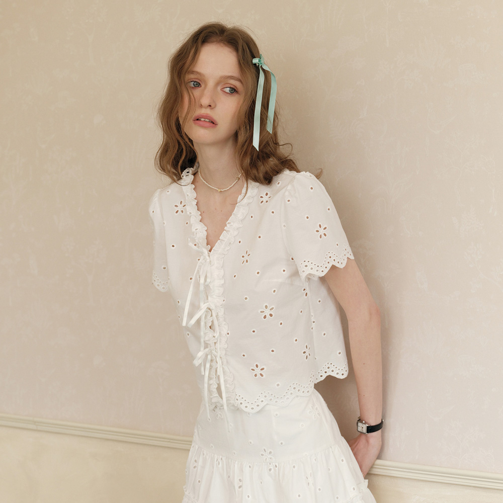 ★Cest Moidew★ Cest_Pearl square neck floral dress Cest Moidew-Cest_Pearl square neck floral dress│삼성물산