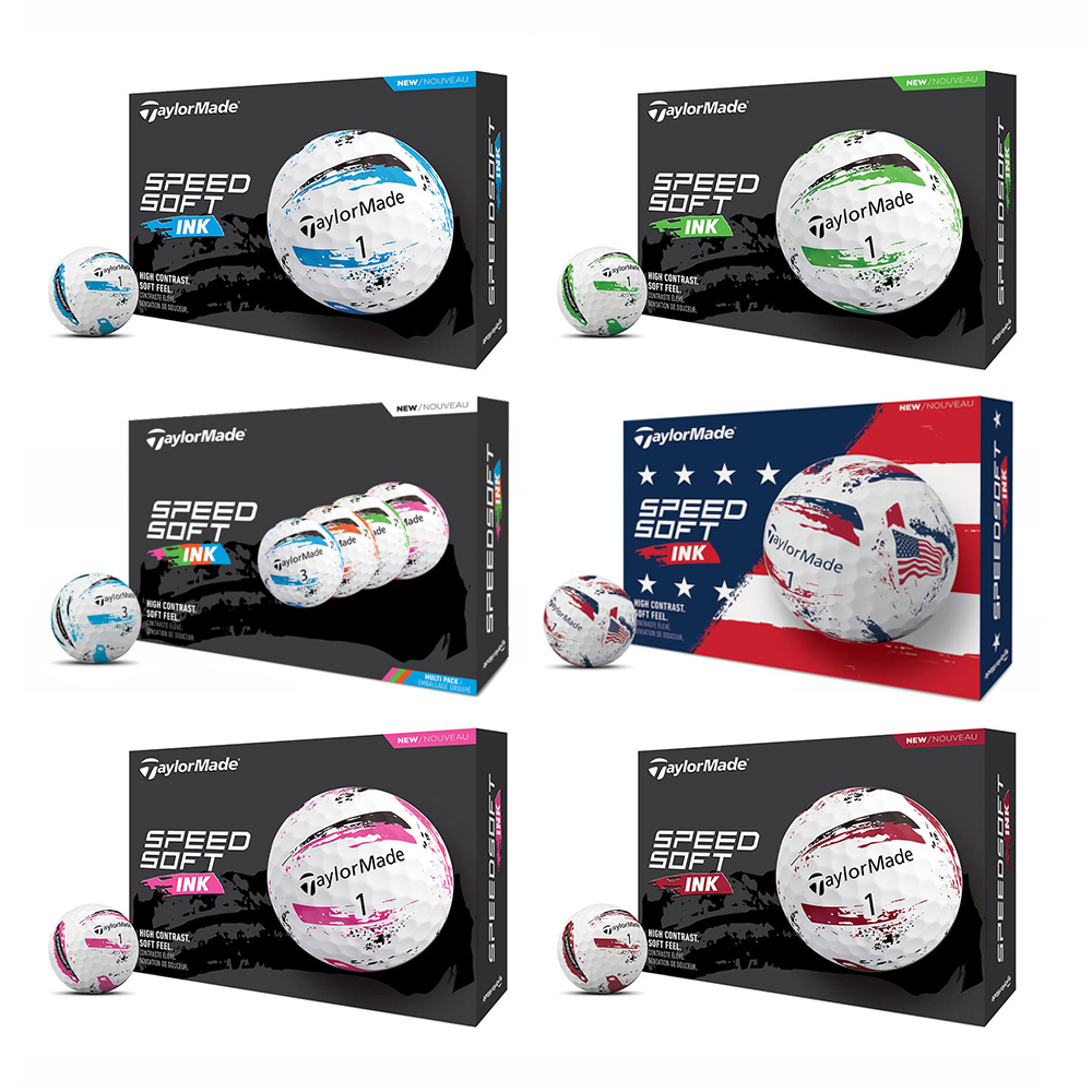 테일러메이드 (25)스피드소프트 잉크 골프공 (2PCS)