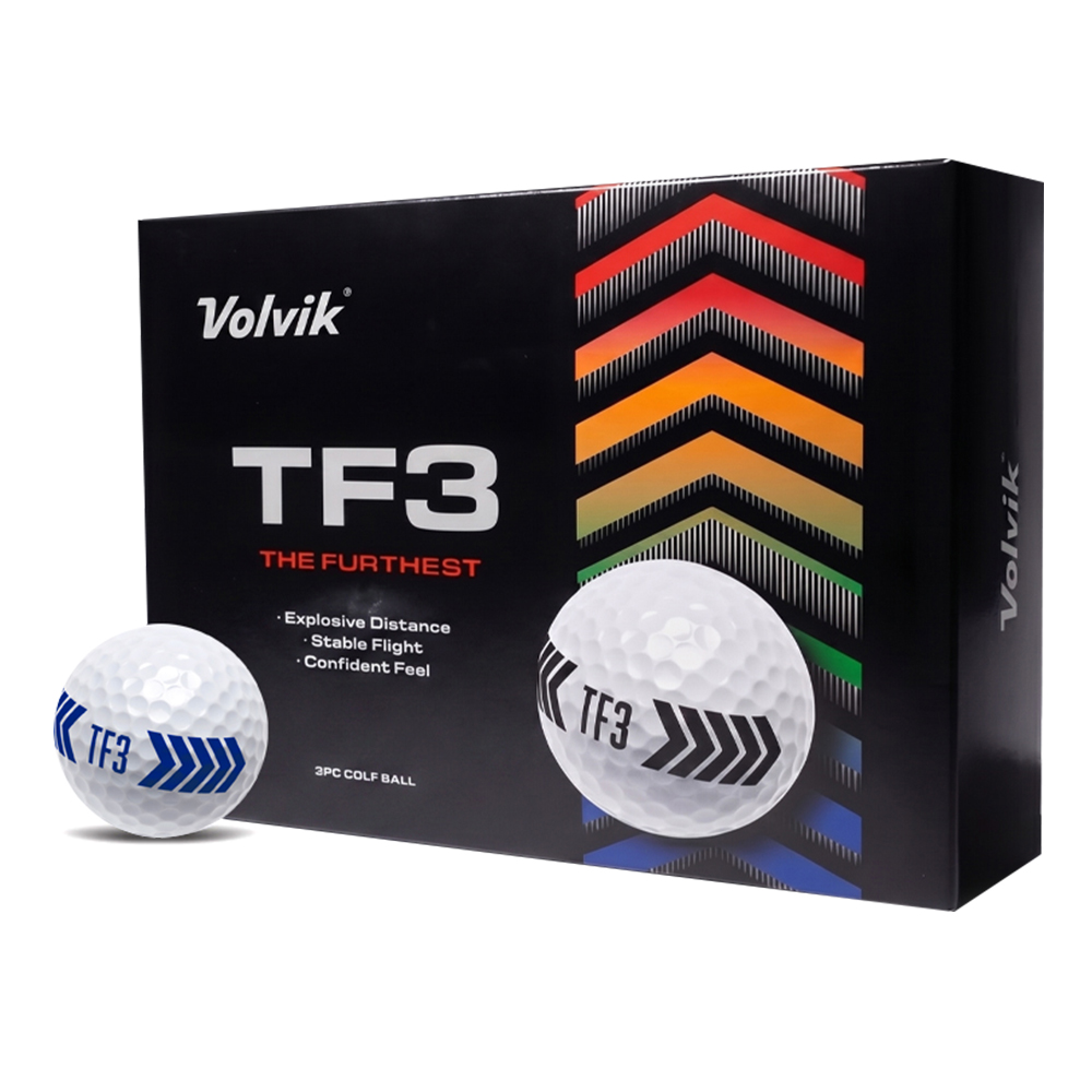 볼빅 TF3 골프공/ 3피스/ Putting Line Blue