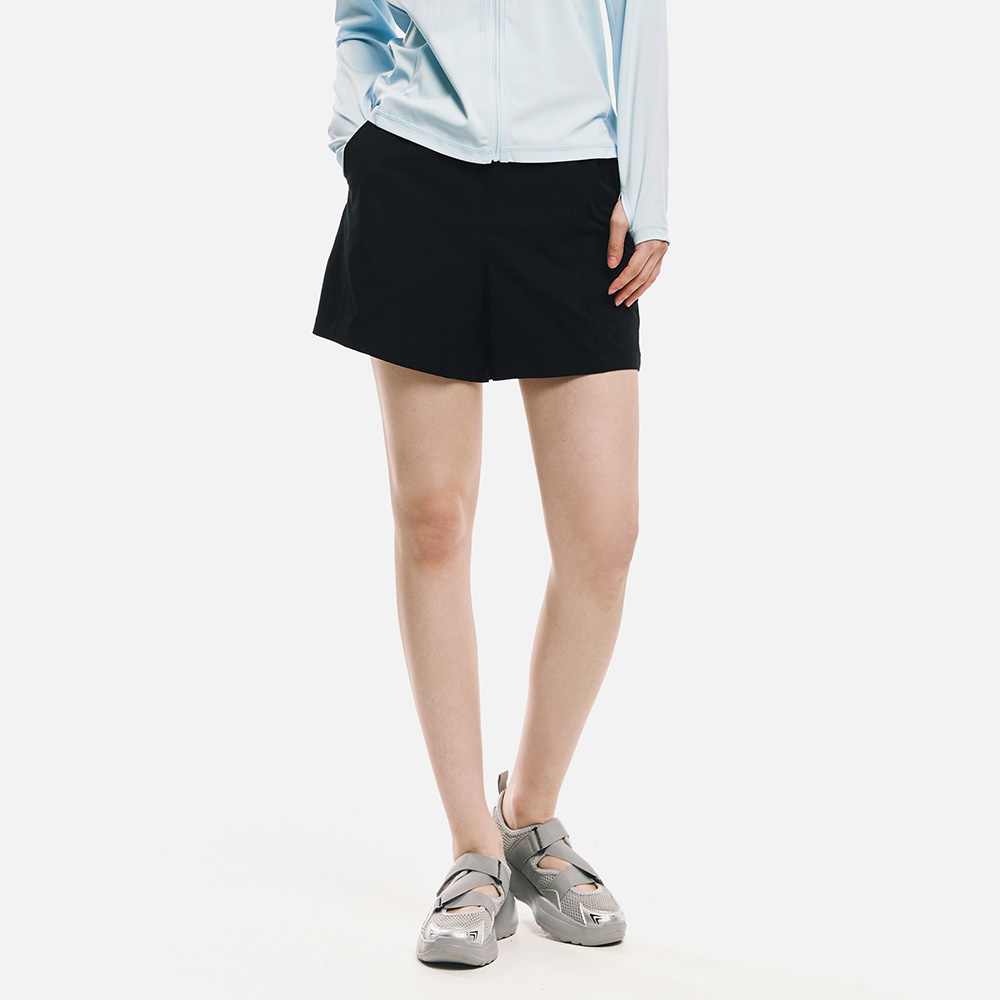배럴 우먼 에센셜 레깅스 쇼츠 4부 블랙