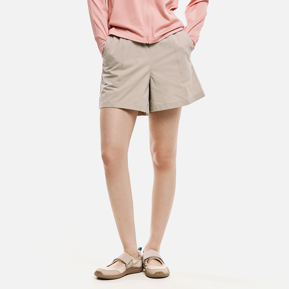배럴 우먼 에센셜 레깅스 쇼츠 4부 샌드