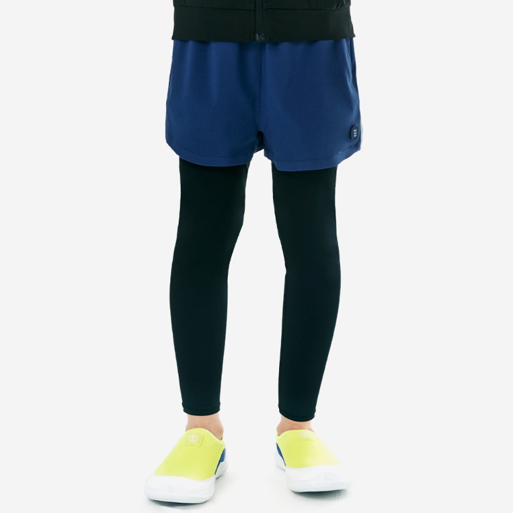 배럴 키즈 에센셜 레깅스 쇼츠 9부 네이비