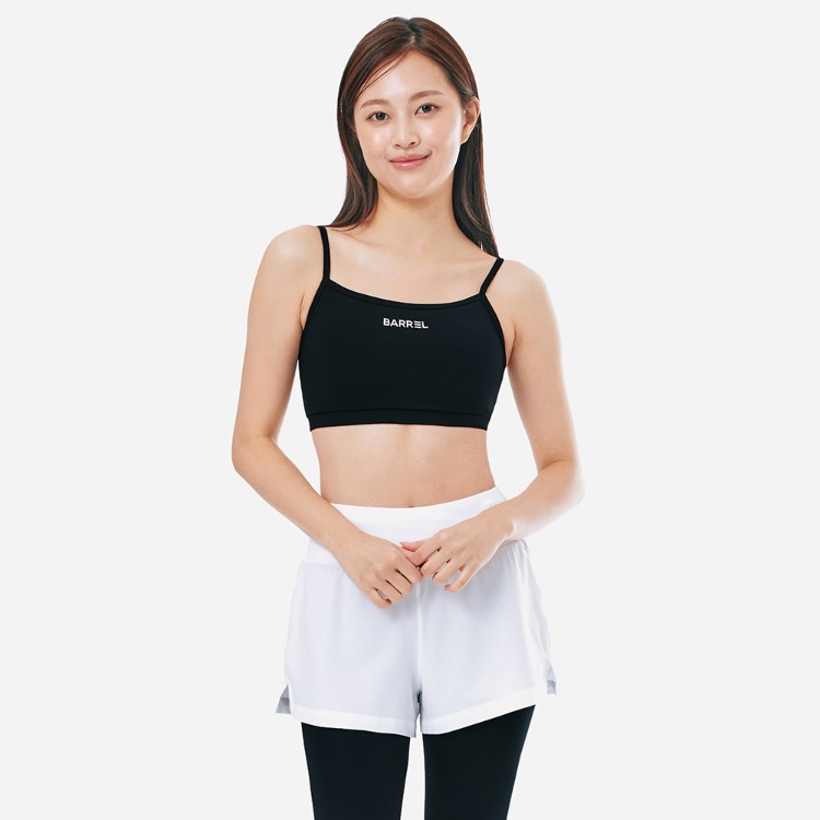 배럴 우먼 에센셜 액티브 브라탑 블랙