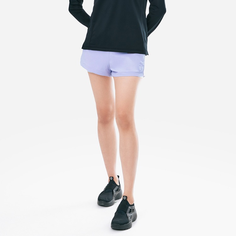 배럴 우먼 에센셜 레깅스 쇼츠 2부 라벤더