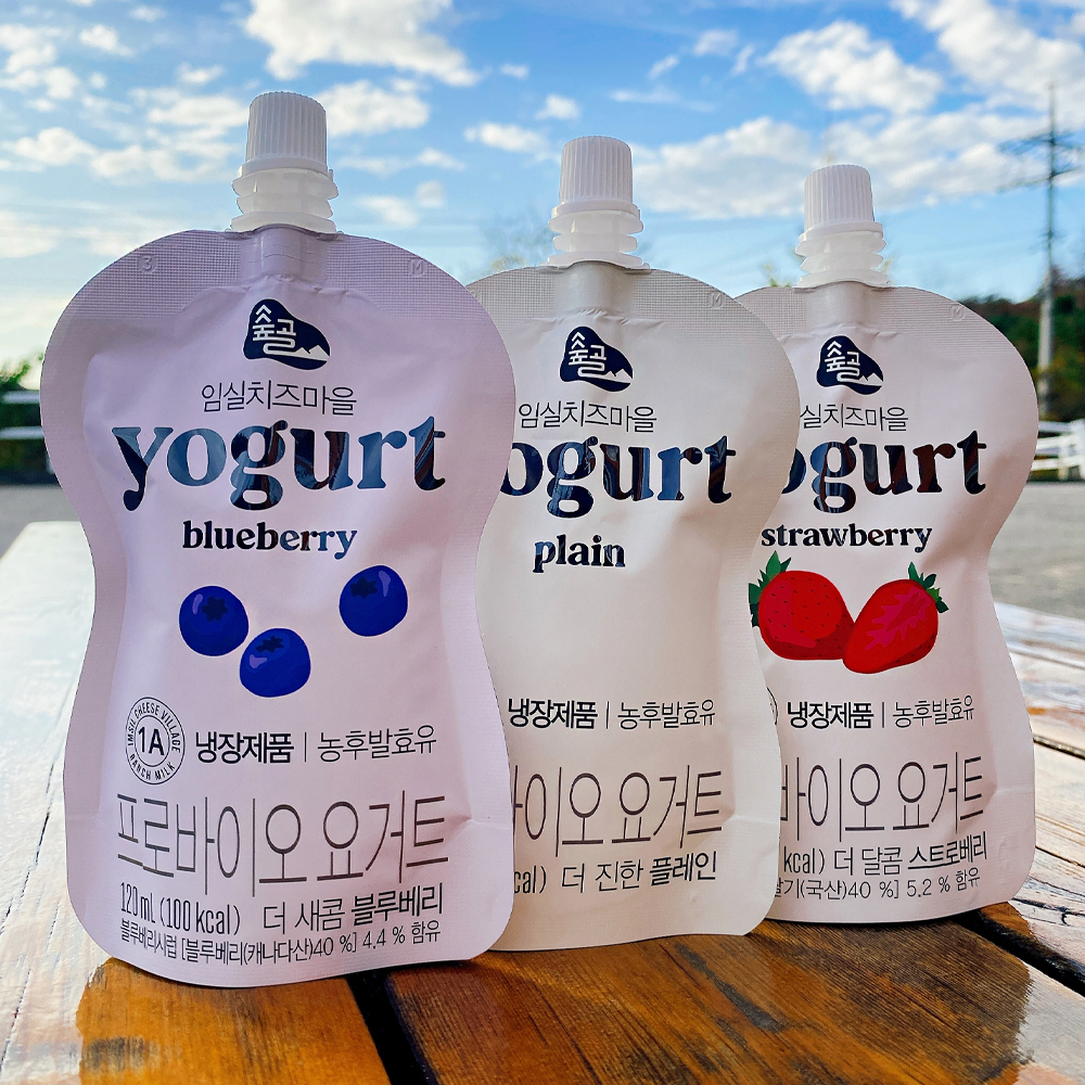 [맛누리] 무항생제 우유로 만든 숲골 짜먹는 요거트(120mL*10개)