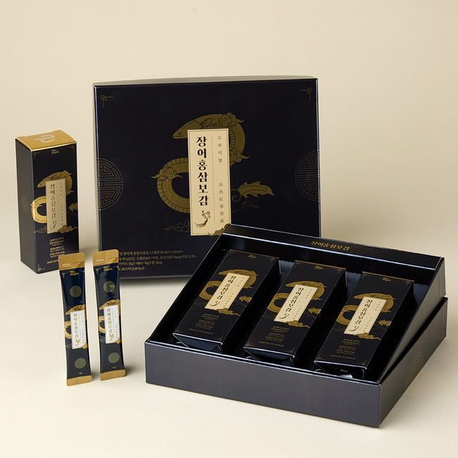 [고창마켓_더옳은협동조합]  장어홍삼보감 선물세트 [10g * 10ea] * 3ea