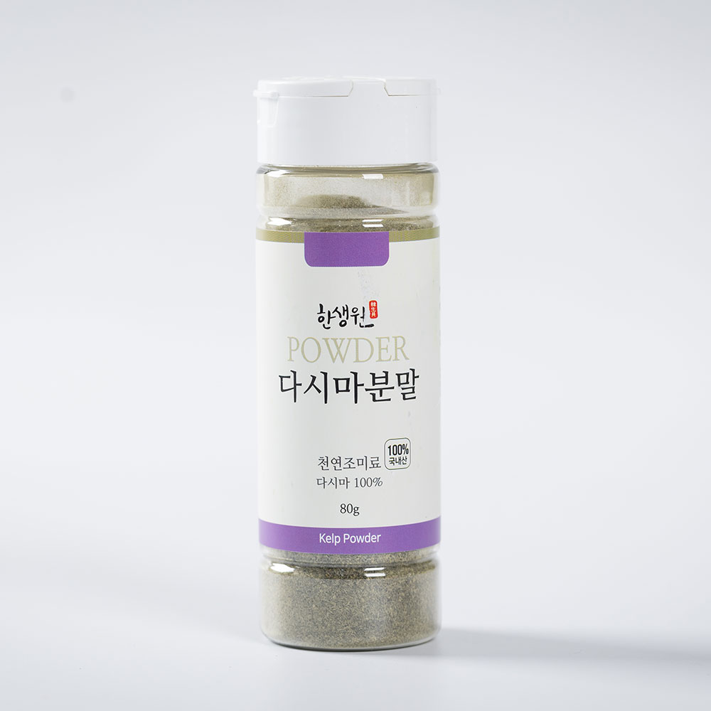 [씨엠에프엔비] 한생원 다시마 분말 80g 천연조미료 천연 분말 각종 첨가물0%