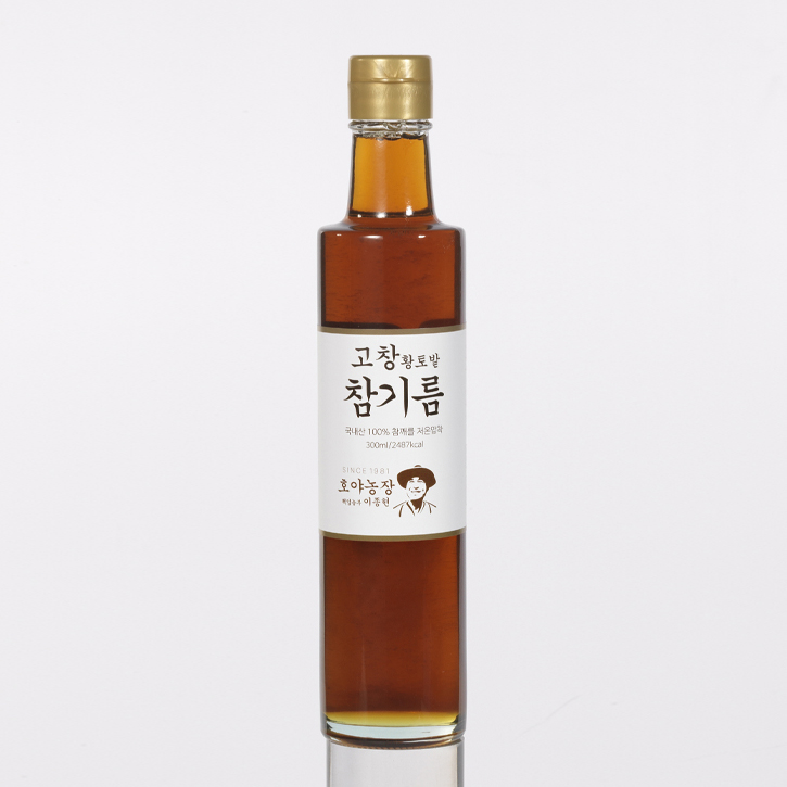 [호야농장] 황토밭 참기름 300ml