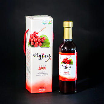 [청정장수오미자] 오미자청 375ml