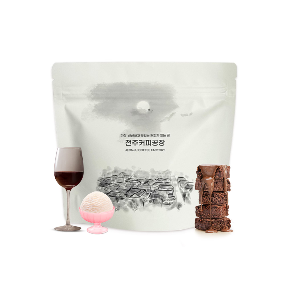 [코비스] 전주커피공장 당일로스팅 시그니처 원두 고소 다크 커피 전주 JeonJu 200g / 500g / 1kg