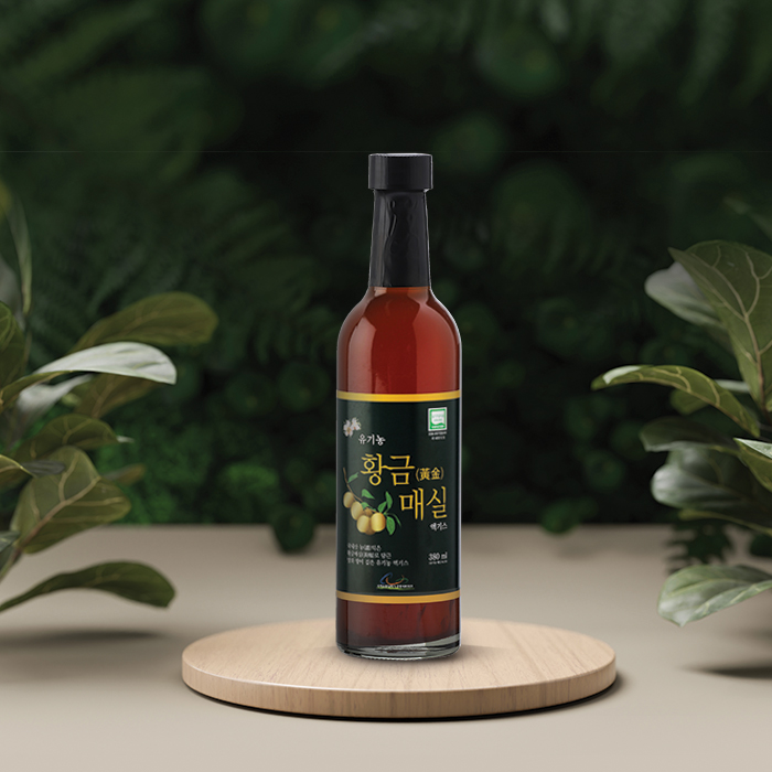 [금계식품] 유기농 황금 매실 엑기스 380ml