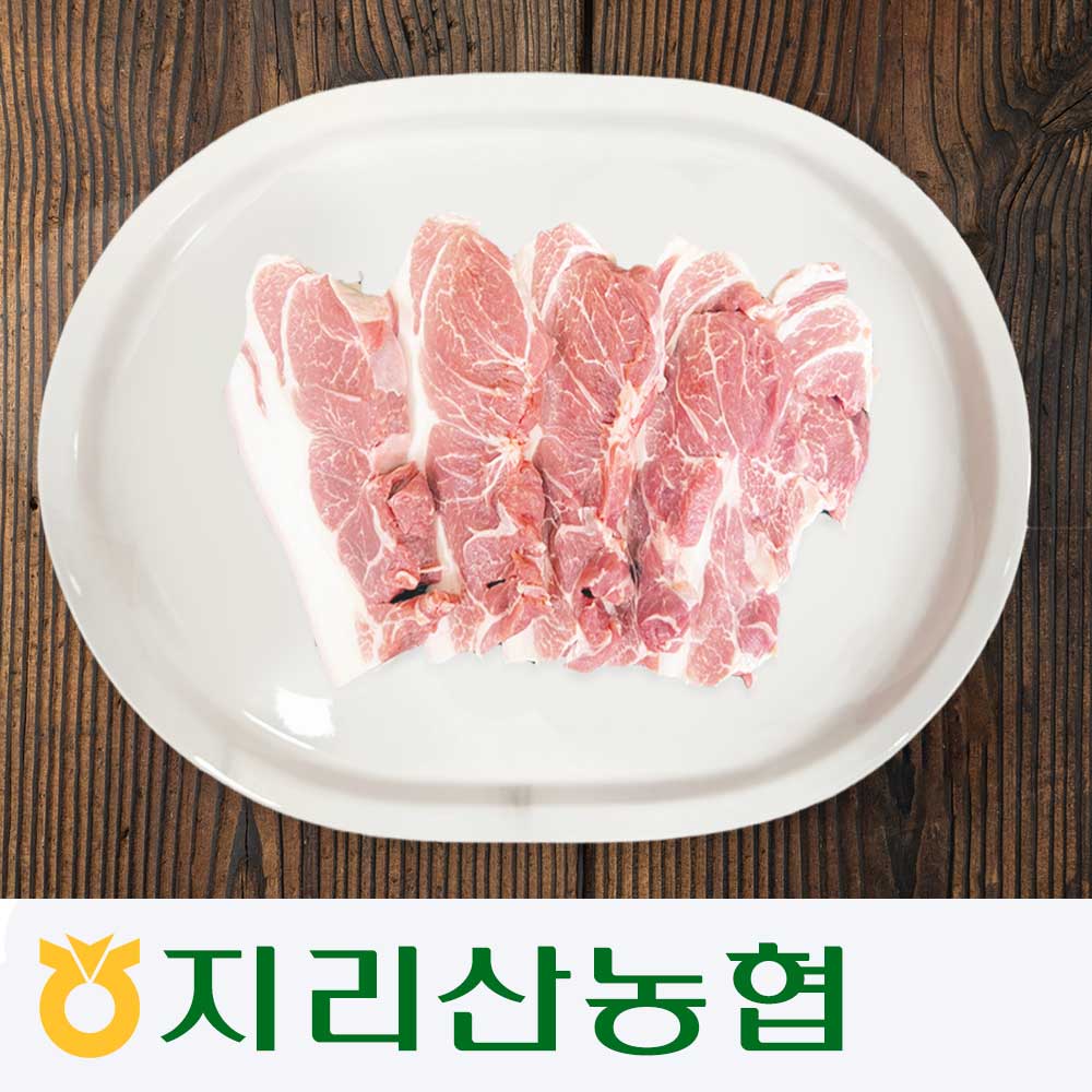 [지리산농협] 흑돼지 앞다리살 구이용 1kg