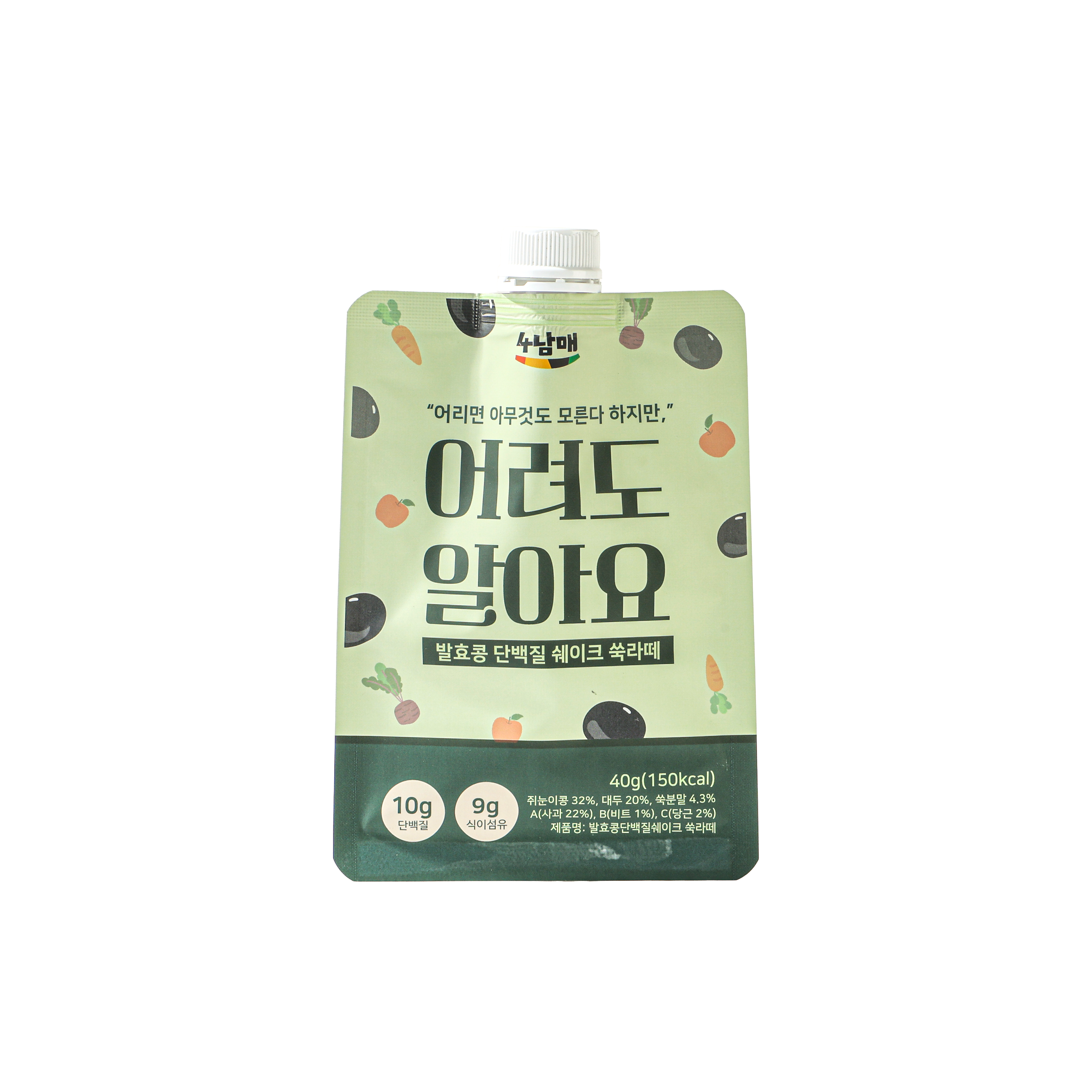 [황수연전통식품] 어려도 알아요 40g*2팩 (쑥라떼)