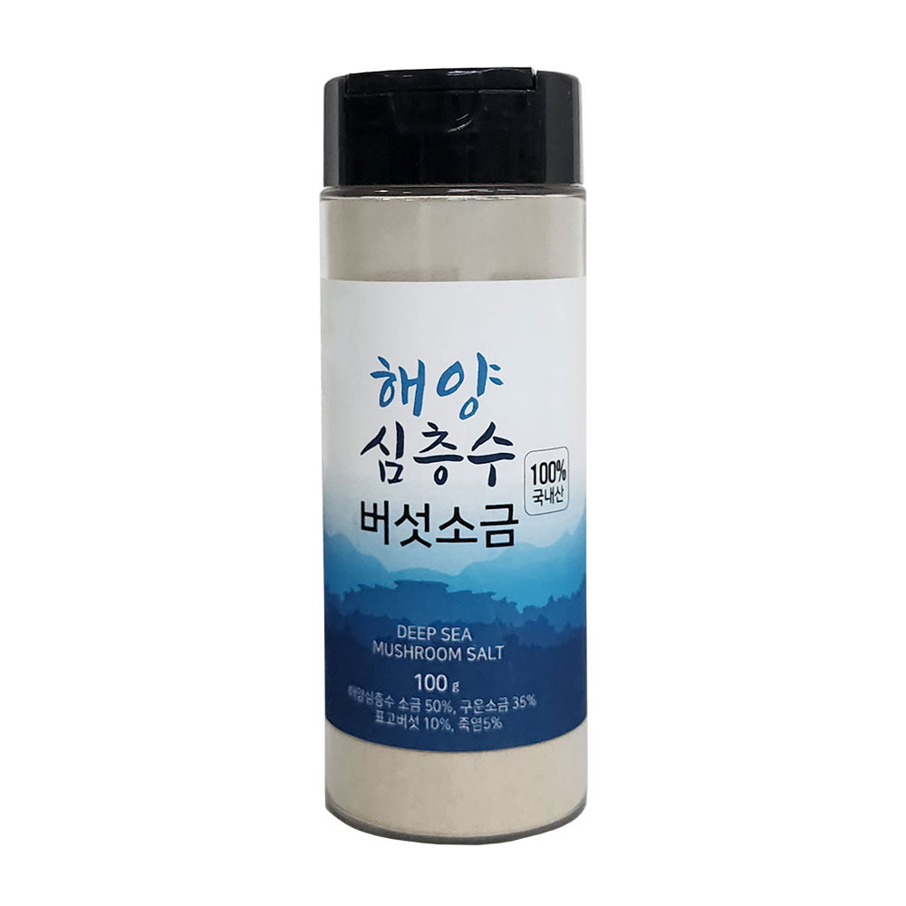 [씨엠에프엔비] 천연한끼 해양심층수 버섯소금 100g 한생원