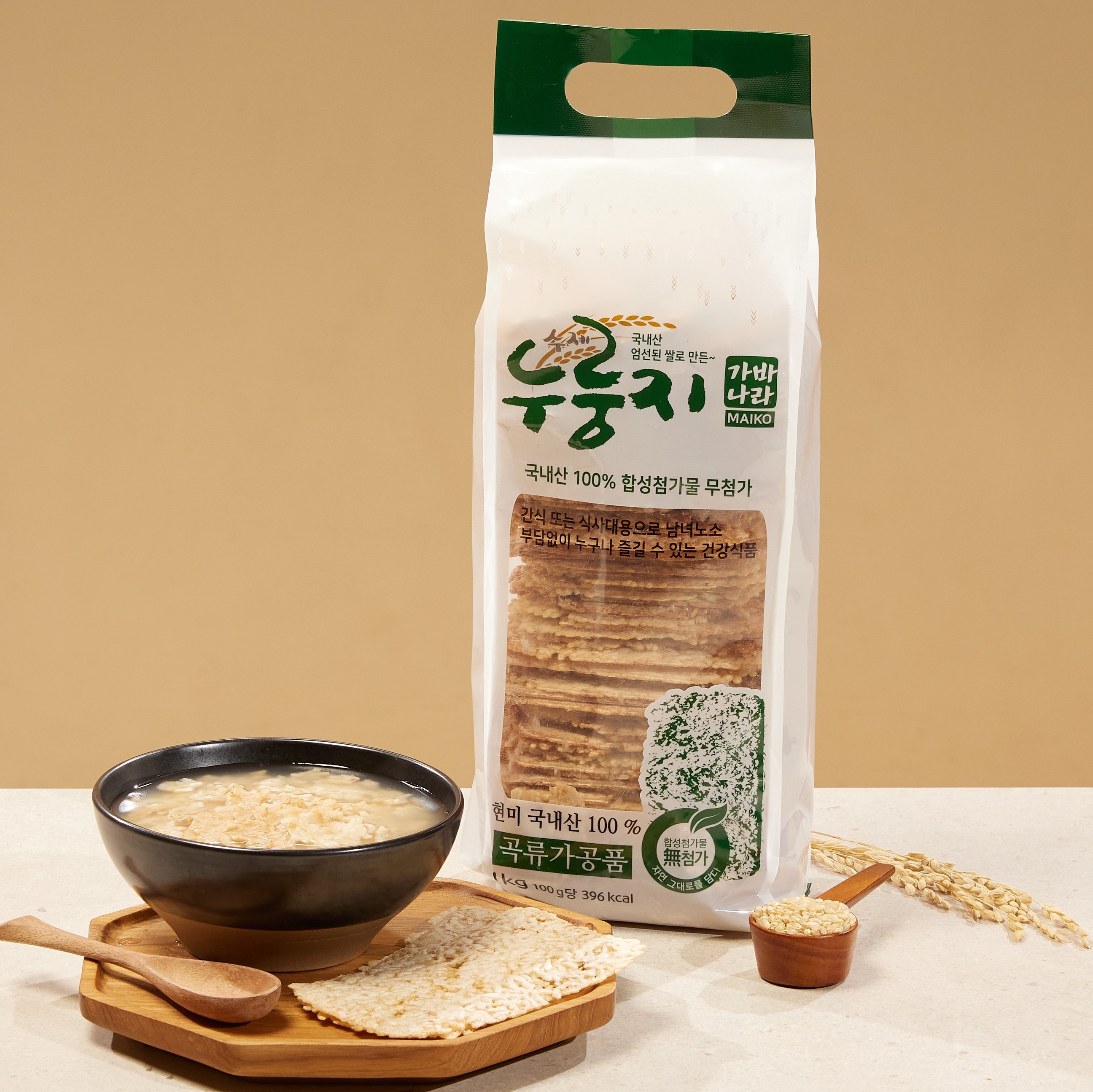 [마이코] 국내산 수제 현미누룽지 1kg 건강간식