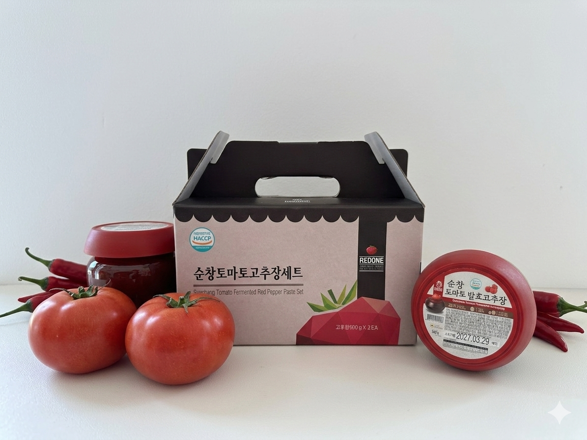 [발효미생물산업진흥원(리던)] 순창토마토발효고추장 500g*2개입