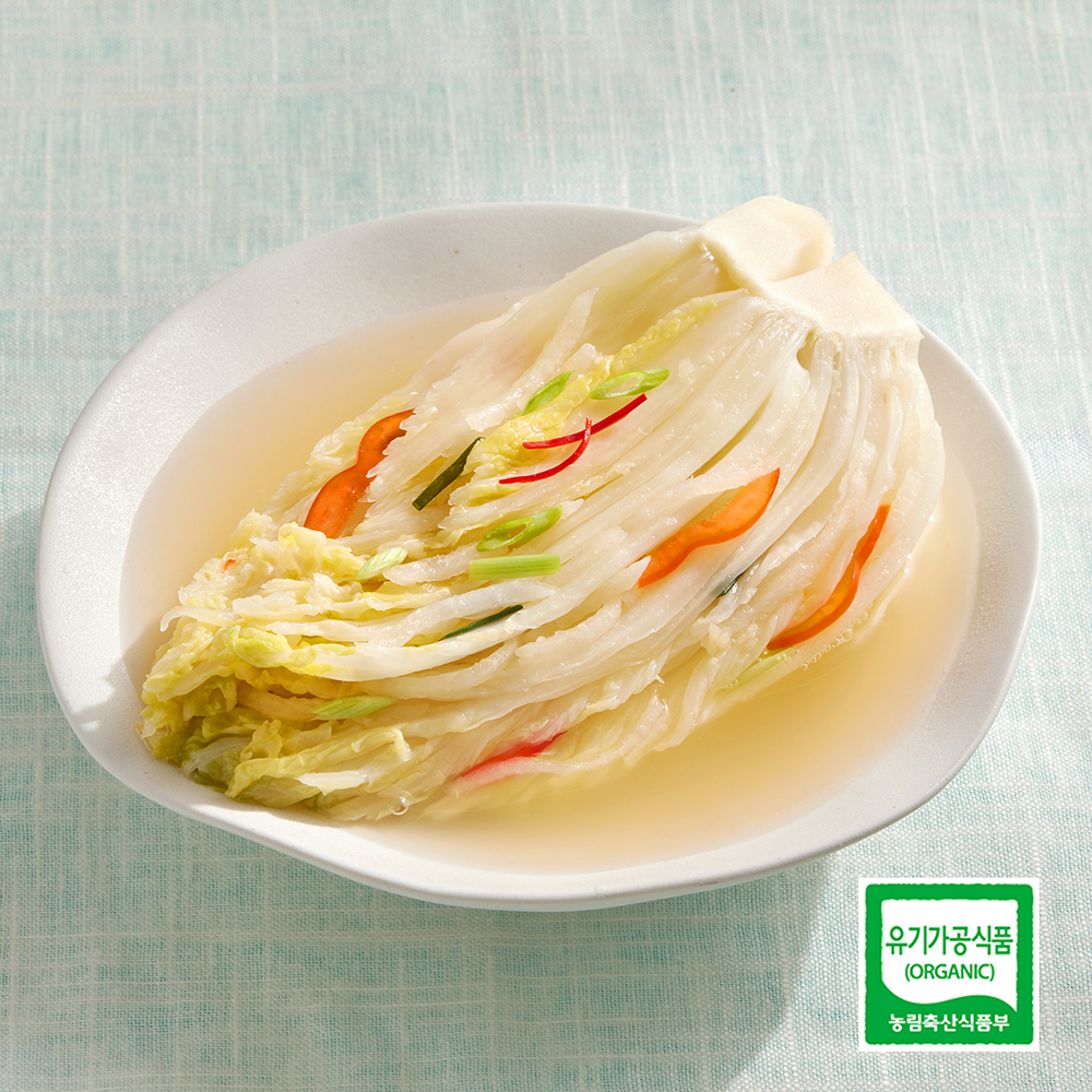 [참식품] 전주찬방 유기농 백김치 (1kg/3kg/5kg/10kg)