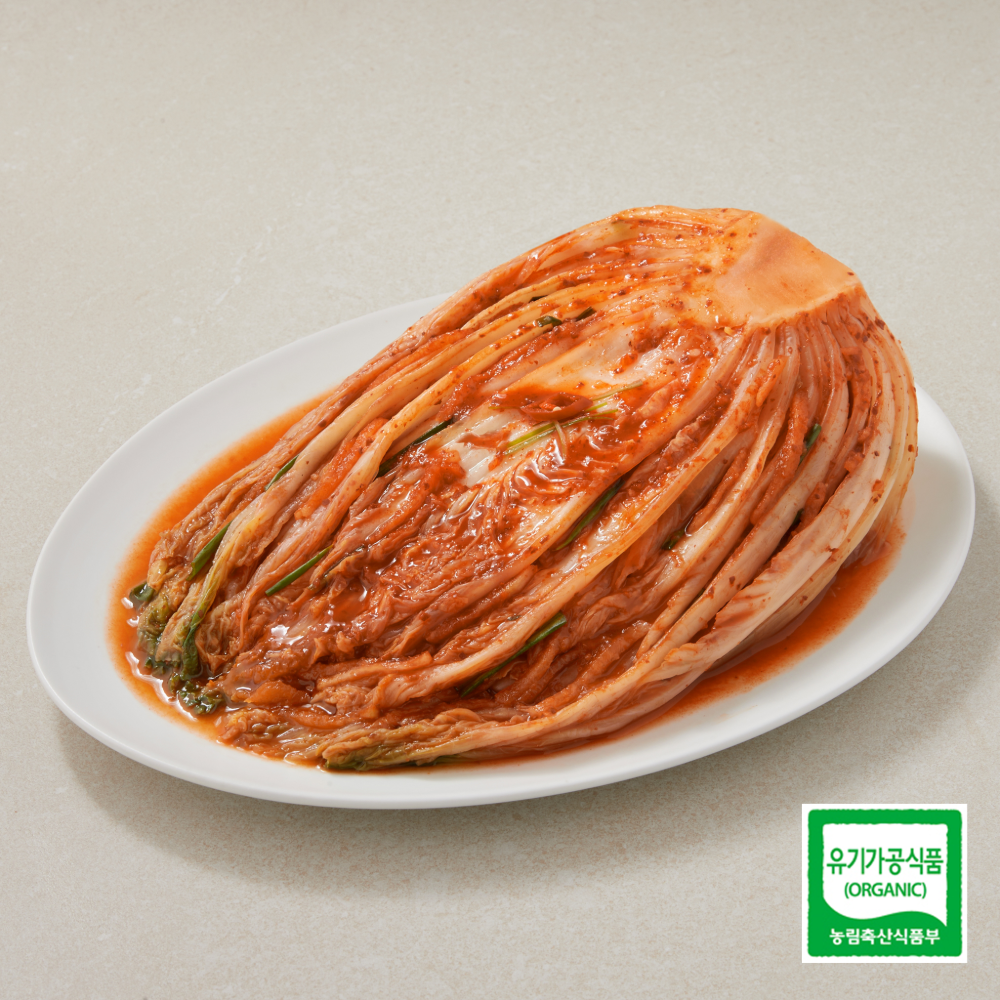 [참식품] 전주찬방 유기농 포기김치 (1kg/3kg/5kg/10kg)