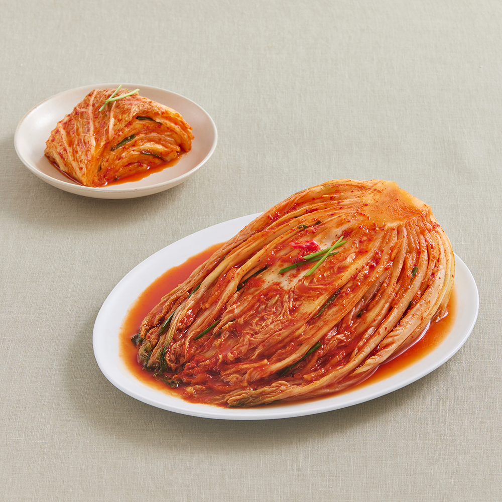 [참식품] 전주찬방 유기농 배추로 담근 유기배추 포기김치 (1kg/3kg/5kg)