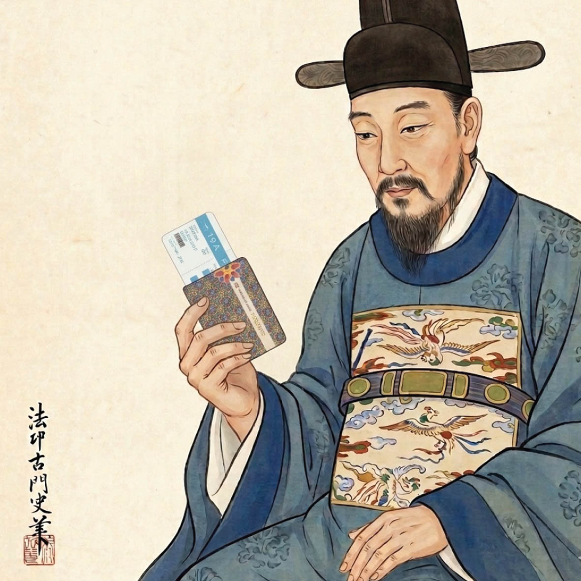 [더씽킹] 단청 여권케이스